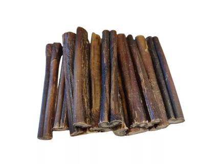 Dried Bull Pizzle Sticks for Dogs, 12 cm, 50 Count