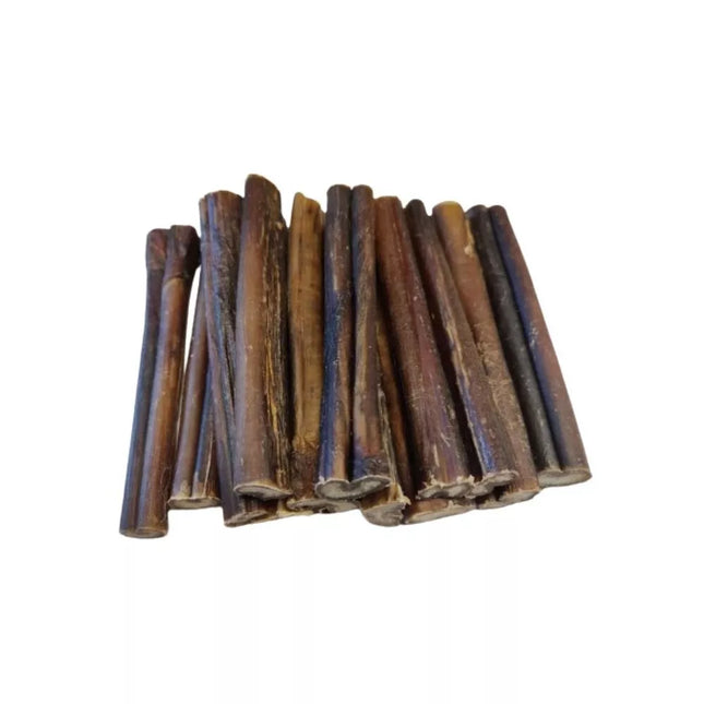 Dried Bull Pizzle Sticks for Dogs, 12 cm, 50 Count