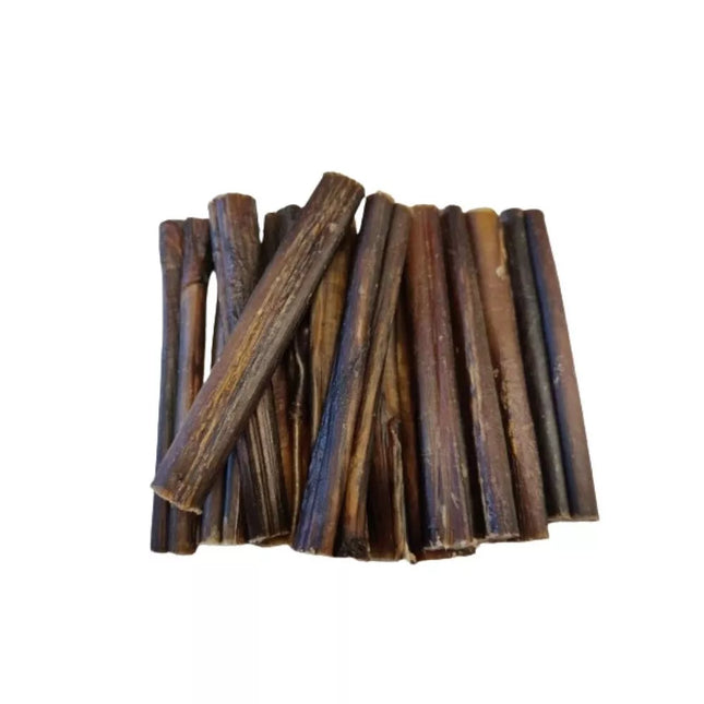 Dried Bull Pizzle Sticks for Dogs, 12 cm, 50 Count