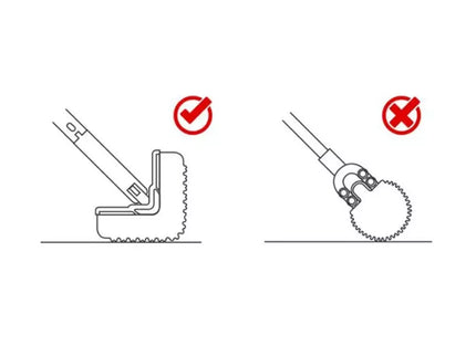 Šluota su nugręžimo funkcija