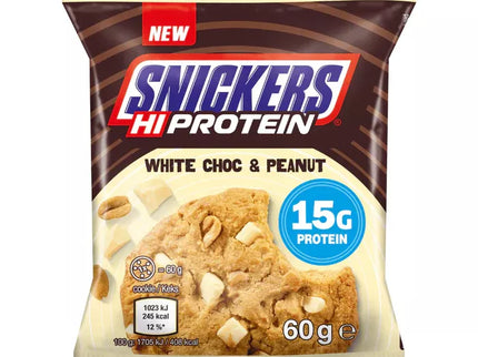 Snickers Hi Protein Cookie White Chocolate & Peanut 60 g.