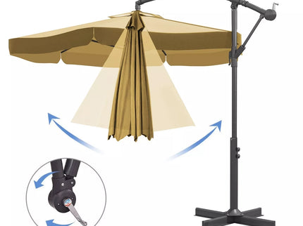 Sodo skėtis Smėlio spalvos