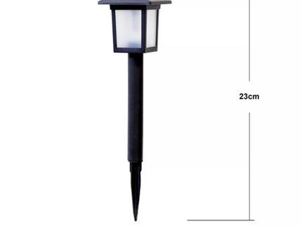 Sodo žibintai su saulės baterija, 2 vnt. rinkinys