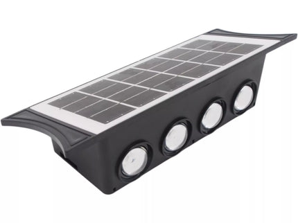 Šoninis LED šviestuvas su saulės panele