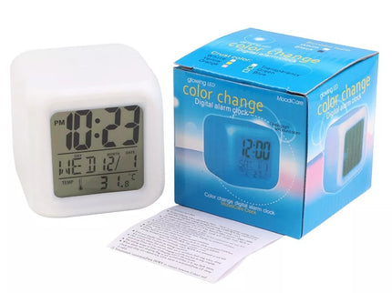 Spalvas keičiantis elektroninis laikrodis