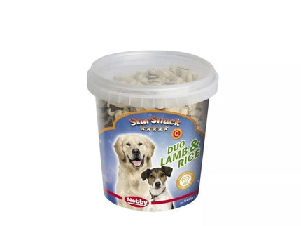 Skanėstas šunims StarSnack Lamb&Rice kauliukai su ėriena ir ryžiais, 500 g