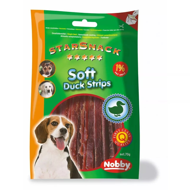 Soft Duck Strips Dog Treats StarSnack 70g