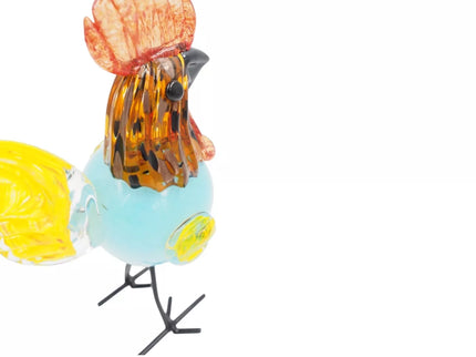 Stiklinė dekoracija „Gaidys“ – 12×8.5×23 cm