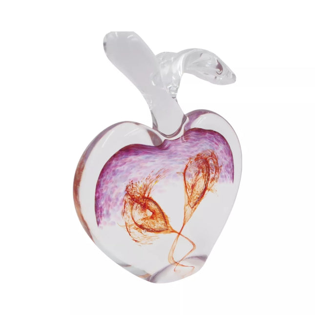 Stiklinė dekoracija „Obuolys“ – 13×5×17 cm