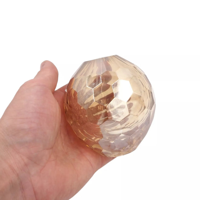 Stiklinė dekoratyvinė vaza, 9×10 cm