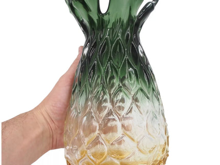 Stiklinė dekoratyvinė vaza „Ananasas“ 14 × 14 × 24 cm