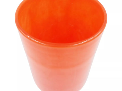 Stiklinė dekoratyvinė vaza su kojele, 16×16×33 cm