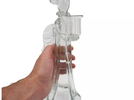 Stiklinė figūrėlė – angelas, 14x13x34 cm