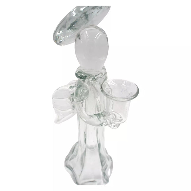Stiklinė figūrėlė – angelas, 14x13x34 cm