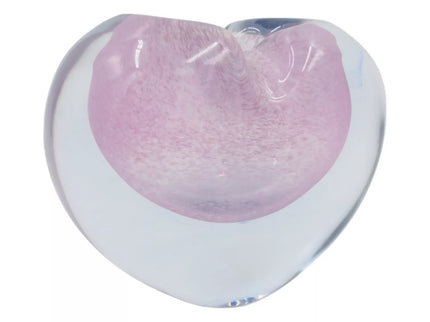 Stiklinė širdelės formos dekoracija/vaza – 15×8.5×11 cm