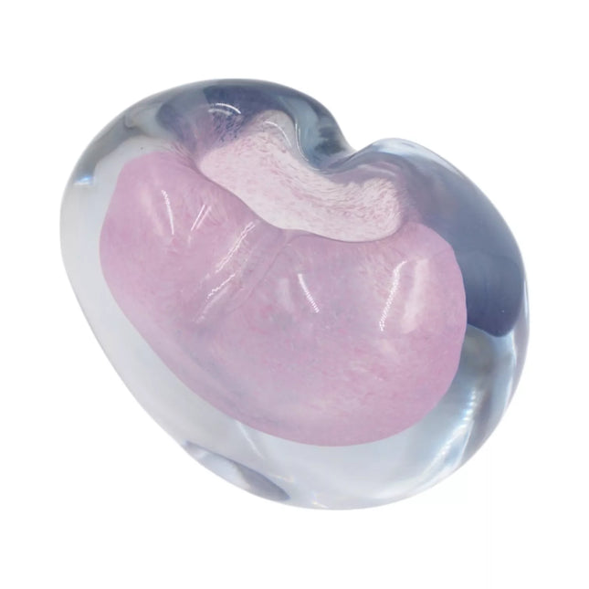 Stiklinė širdelės formos dekoracija/vaza – 15×8.5×11 cm