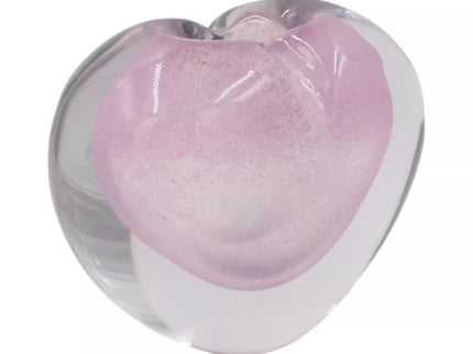 Stiklinė širdelės formos dekoracija/vaza – 18×11×14 cm