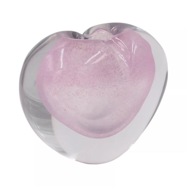 Stiklinė širdelės formos dekoracija/vaza – 18×11×14 cm