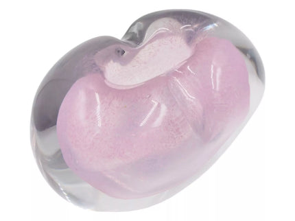 Stiklinė širdelės formos dekoracija/vaza – 18×11×14 cm