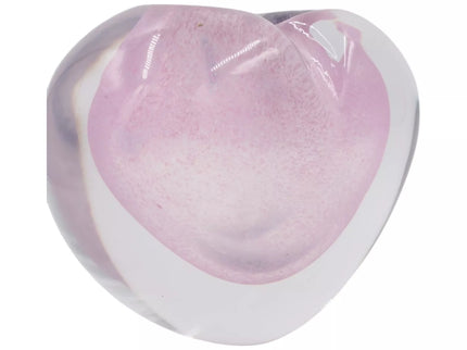 Stiklinė širdelės formos dekoracija/vaza – 18×11×14 cm