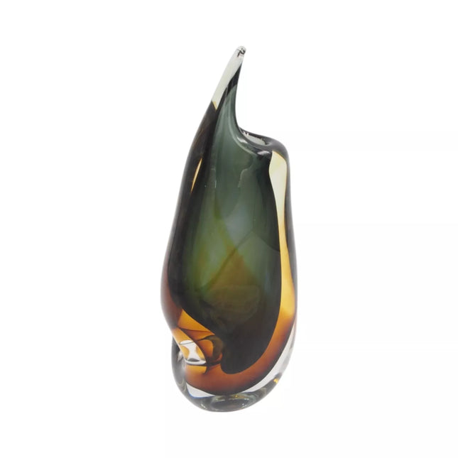 Stiklinė vaza „Forma Lumo“ – 13×8×30 cm