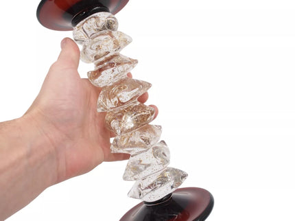 Stiklinė žvakidė 12.5 × 27 cm