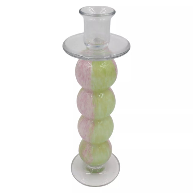 Stiklinė žvakidė, 9.5×9.5×29 cm