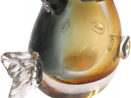 Stiklinė žvakidė „Žuvis“, 23 × 12 × 16 cm