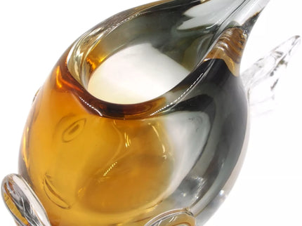 Stiklinė žvakidė „Žuvis“, 23 × 12 × 16 cm