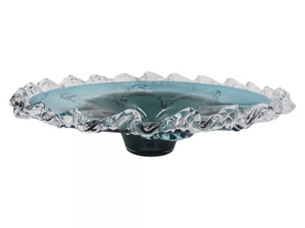 Stiklinis dekoratyvinis dubuo, 40×11 cm