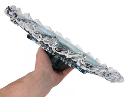 Stiklinis dekoratyvinis dubuo, 40×11 cm