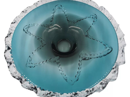 Stiklinis dekoratyvinis dubuo, 40×11 cm