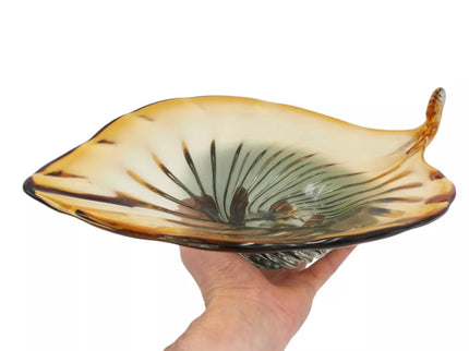 Stiklinis dekoratyvinis indas, 54×28×13 cm