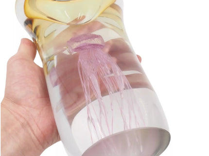 Stiklo skulptūra-vaza 18×8.5×31 cm