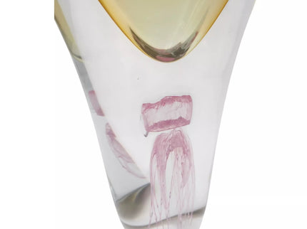 Stiklo skulptūra-vaza 18×8.5×31 cm