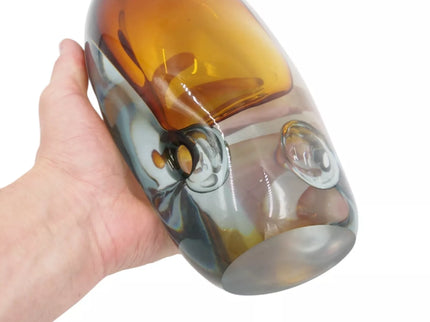 Stiklo vaza „Forma Lumo“ 16×9×26.5 cm