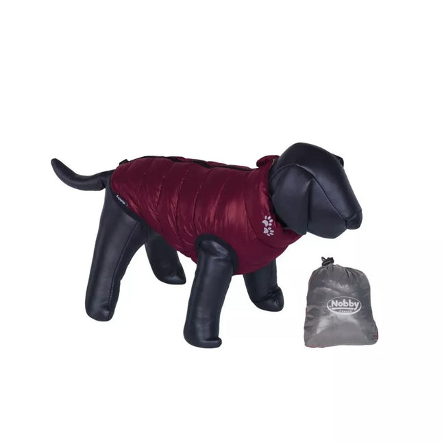 Dog Jacket Light, 23 cm, Burgundy