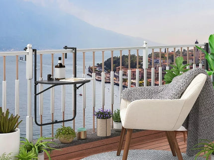 Sulankstomas balkono staliukas