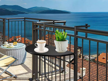 Sulankstomas balkono staliukas