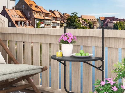 Sulankstomas balkono staliukas