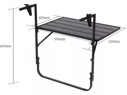 Sulankstomas balkono staliukas "Outfit"