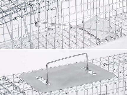 Foldable Cage Trap - 80x28x33cm