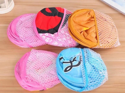 Sulankstomas skalbinių krepšys