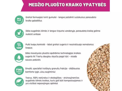 Clumping Wood Cat Litter, 10 L