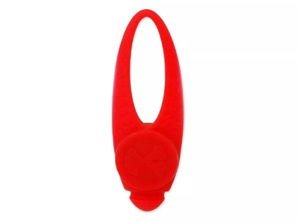 Šviečiantis silikoninis pakabukas šunims, raudonas