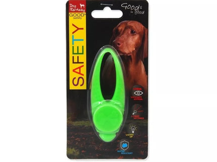 Šviečiantis silikoninis pakabukas šunims, žalias
