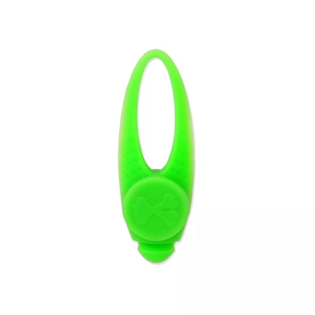 Glowing Silicone Dog Tag, Green