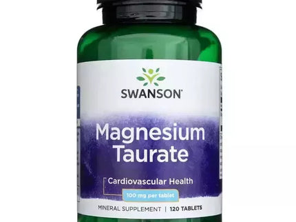 Swanson Magnesium Taurate 120 tabl. (magnio tauratas)