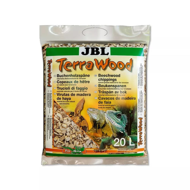 TerraWood Natural Beech Shavings Substrate for Terrariums 20 L