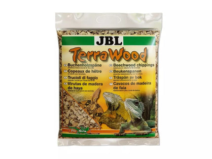 JBL TerraWood Natural Beech Shavings Substrate for Terrariums 5 L